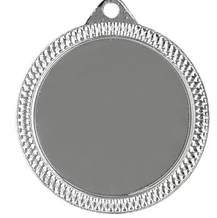 MMC3232/S Medal srebrny z miejscem na emblemat d-32 mm