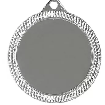 MMC3232/S Medal srebrny z miejscem na emblemat d-32 mm