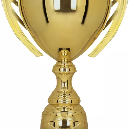 1059E Puchar metalowy złoty h-38,5 cm, d-14cm