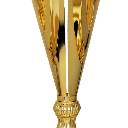 2077B Puchar metalowy złoty h-59cm