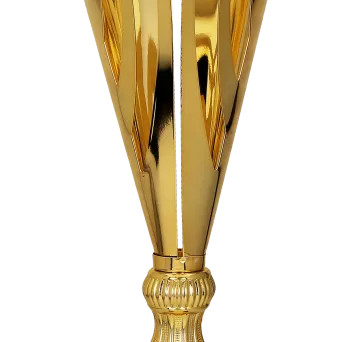 2077B Puchar metalowy złoty h-59cm