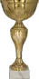 8366G Puchar metalowy złoty h-18,5cm, d-8cm