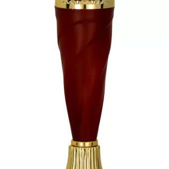 9257G Puchar złoto-burgundowy h-21cm, d-8cm embl. 25mm