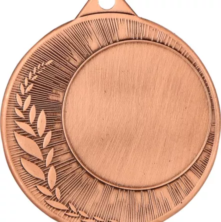 ME0240/B Medal brązowy ogólny z miejscem na emblemat d-40mm, grub. 0,15 cm