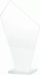 M64C trofeum szklane h-16,5 cm, grub. 0,4 cm
