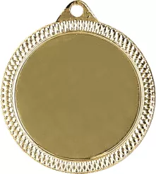 MMC3232/G Medal złoty z miejscem na emblemat d-32 mm