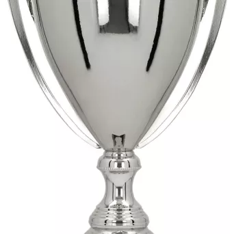 1058C Puchar metalowy srebrny h-62 cm, d-24cm