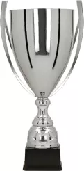1058C Puchar metalowy srebrny h-62 cm, d-24cm