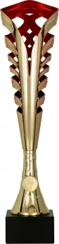 9232C Puchar złoto-czerwony h-35,5 cm