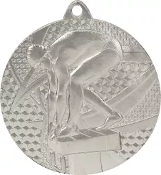 MMC7450/S Medal srebrny- pływanie - medal stalowy R- 50 mm, T- 2 mm