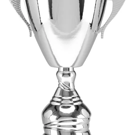 4105G Puchar metalowy srebrny h-30cm, d-10cm