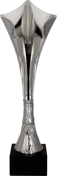 8370/S Puchar plastikowy srebrny h-39cm