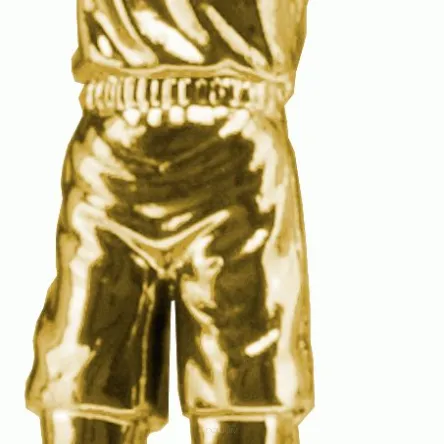 F01/G Figurka plastikowa złota KOSZYKÓWKA h-17 cm