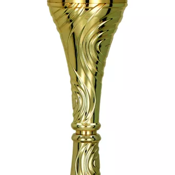 8356F Puchar metalowy złoty h-27,5 cm,d-10 cm