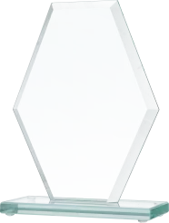 GS112-26 Trofeum szklane h-25 cm, grub. 1 cm