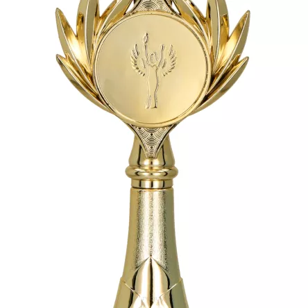 8342A Puchar metalowy złoty h-32 cm, d-14 cm