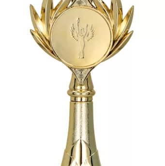 8342A Puchar metalowy złoty h-32 cm, d-14 cm