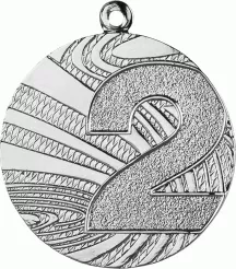 MMC6040/S medal srebrny d-40 mm tematyczny "2 MIEJSCE"