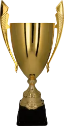 1069D Puchar metalowy złoty h-44cm, d-14cm