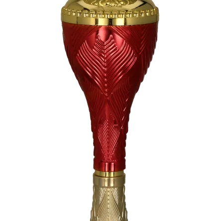 9270A Puchar metalowy złoto-czerwony h-34,5cm, d-14cm