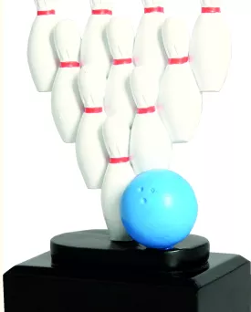 RFST2037 Figurka odlewana BOWLING h-15,5 cm'