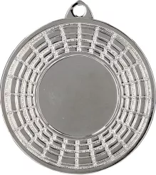MMC0050/S Medal srebrny ogólny z miejscem na emblemat 25 mm R- 50 mm, T- 2 mm