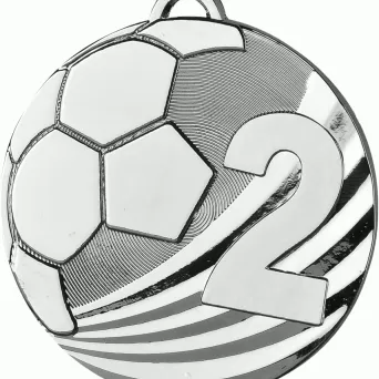 MD2450/S medal srebrny d-50 mm tematyczny PIŁKA NOŻNA