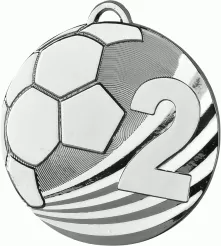 MD2450/S medal srebrny d-50 mm tematyczny PIŁKA NOŻNA
