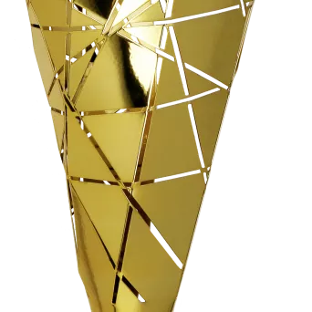 1071A Puchar metalowy złoty h-105cm