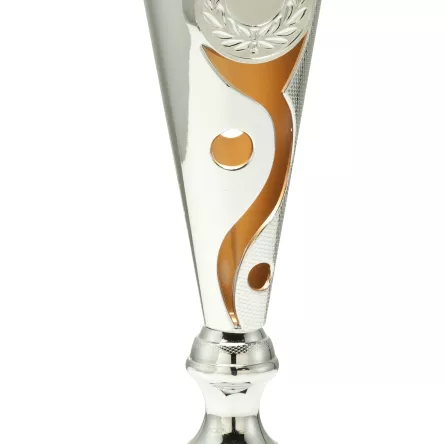 ET342/74B Puchar metalowy srebrny h-35 cm