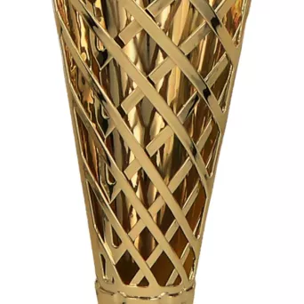 4173B Puchar metalowy złoty h-41cm R-mm
