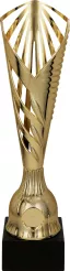 9086/G Puchar plastikowy  złoty h-34cm, R- mm