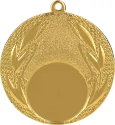 MMC14050/G Medal złoty ogólny 50mm z miejscem na emblemat 25 mm
