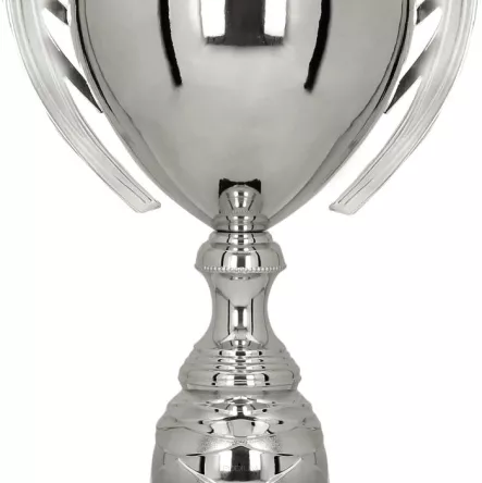 1062D Puchar metalowy srebrny h-43 cm, d-16cm