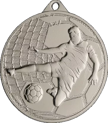 MMC4505/S Medal srebrny 45 mm PIŁKA NOŻNA