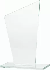 M73C trofeum szklane h-17 cm, grub. 0,6 cm