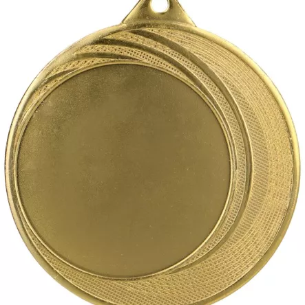 MMC3075/G Medal złoty ogólny z miejscem na emblemat 50 mm - medal stalowy d-70mm, grub. 2,5 mm