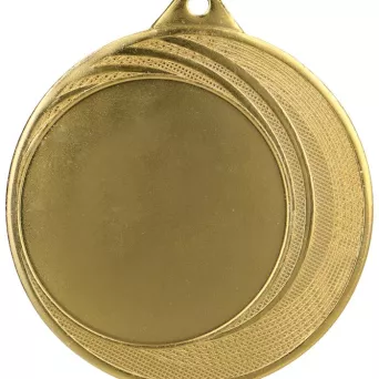 MMC3075/G Medal złoty ogólny z miejscem na emblemat 50 mm - medal stalowy d-70mm, grub. 2,5 mm