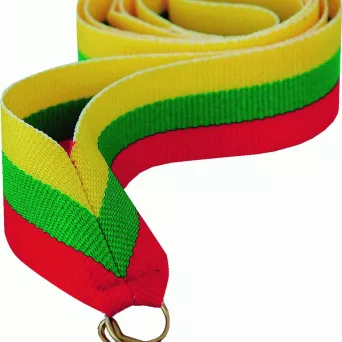 V2-Y/GN/R wstążka żółto-zielono-czerwona 22 mm