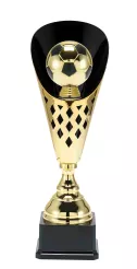 ST.079.01.C Puchar metalowy złoty PIŁKA NOŻNA h-50,5cm