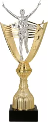 8304A Puchar plastikowy złoty h-29.5 cm,