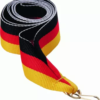 V2-BK/R/Y wstążka czarno-czerwono-żółta 22 mm