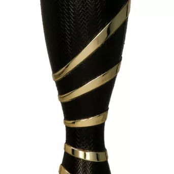 7222A Puchar metalowy złoto-czarny h-47 cm, d-16cm