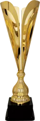 2077A Puchar metalowy złoty h-62cm