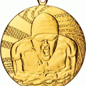 MMC1640/G medal złoty d-40 mm tematyczny PŁYWANIE
