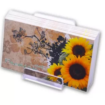 Wizytówki 90 mm x 50 mm, kreda mat 350g, dwustronna folia mat, dwustronnie kolorowe