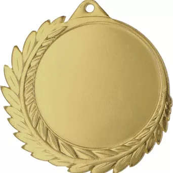 MMC7010/G Medal złoty d-70 mm z miejscem na emblemat d-50 mm