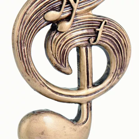 RTY3859A/BR Figurka odlewana - muzyka H-27 cm
