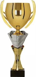 3152A Puchar metalowy złoto-srebrny h-57cm, d-18 cm