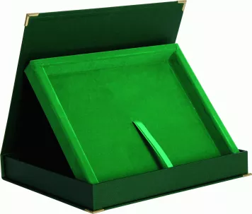 BTY1810/GN etui zielone do dyplomu 255x200 mm